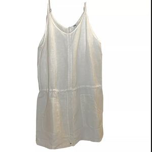 YFB Women Mini Dress Small Linen Pocketed Summer